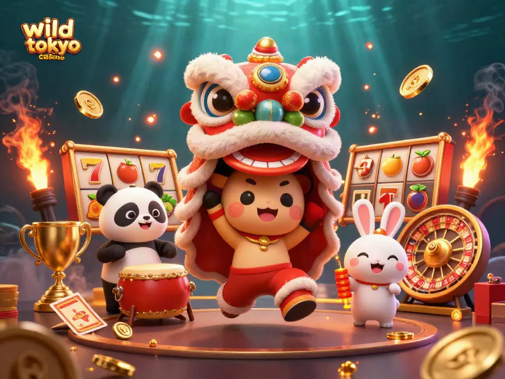 Engage with wild tokyo casino through an exciting 3D slot dance scene full of vibrant action and rewards.