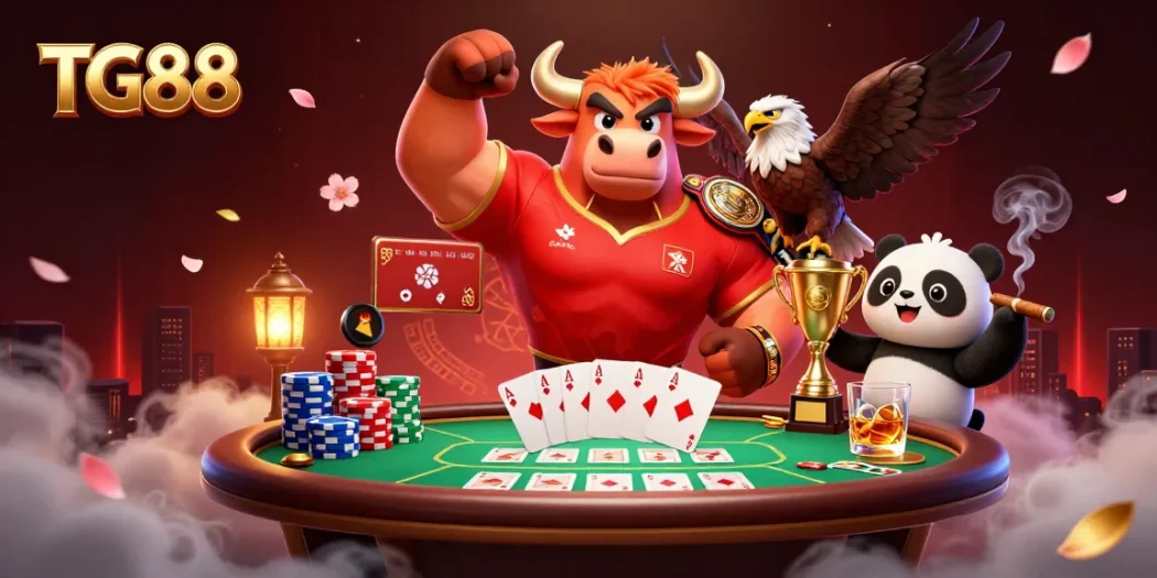 Engage in thrilling gameplay at TG88 while celebrating victories with exciting poker elements.